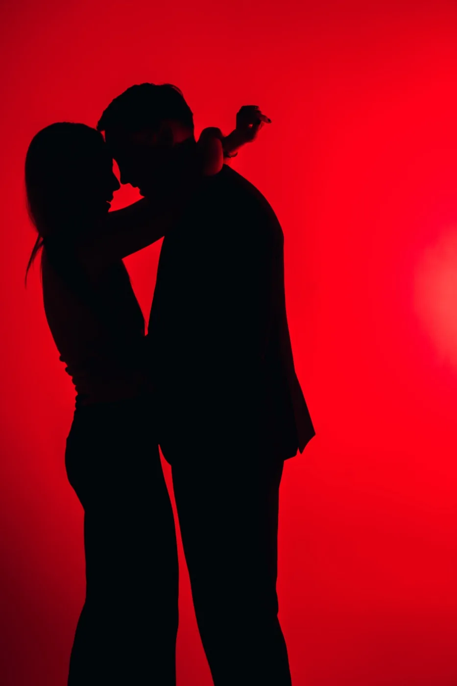 Silhouette couple portrait, The M1 Group